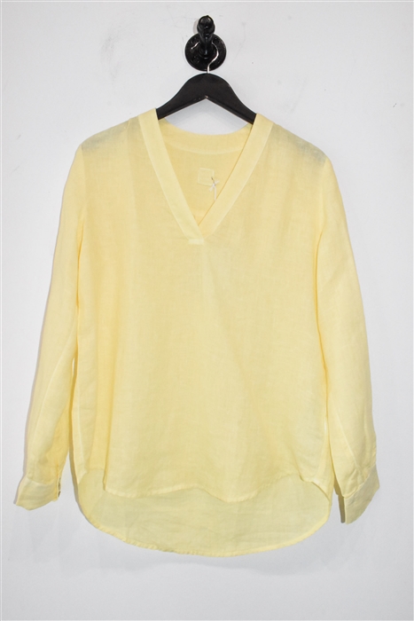 Pastel Yellow 120% Lino Shirt, size 6