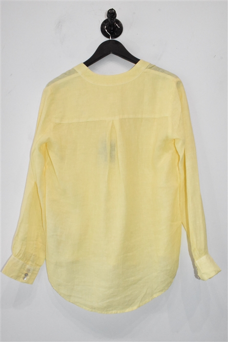 Pastel Yellow 120% Lino Shirt, size 6