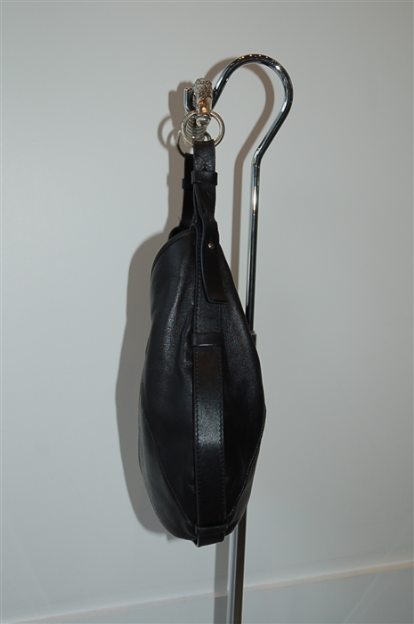 Black Leather Saint Laurent Hobo, size L