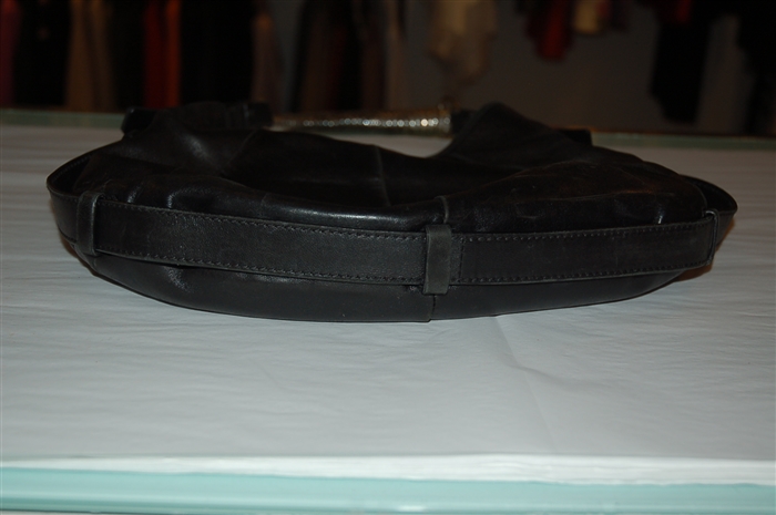 Black Leather Saint Laurent Hobo, size L