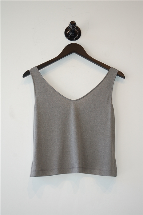 Heather Gray Lida Baday Cropped Top, size M