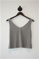 Heather Gray Lida Baday Cropped Top, size M