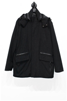 Basic Black Paul & Shark Parka, size S
