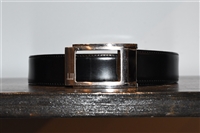 Black Leather Dunhill Belt, size XL