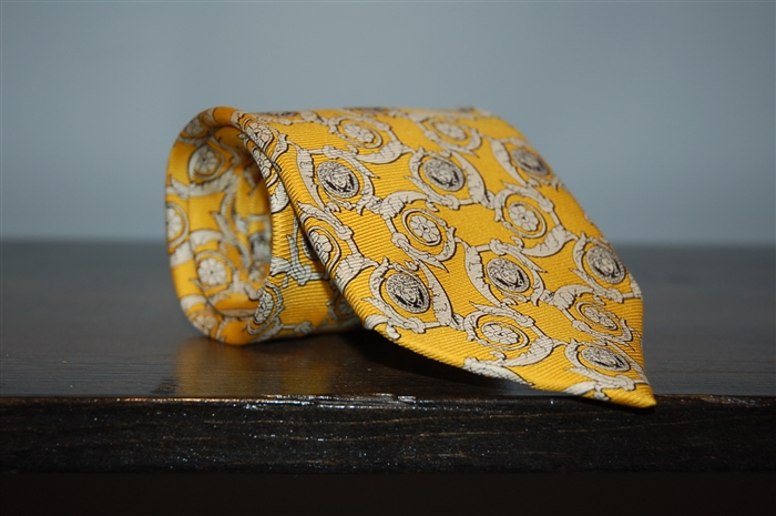 Bright Yellow Gianni Versace - Vintage Tie, size O/S