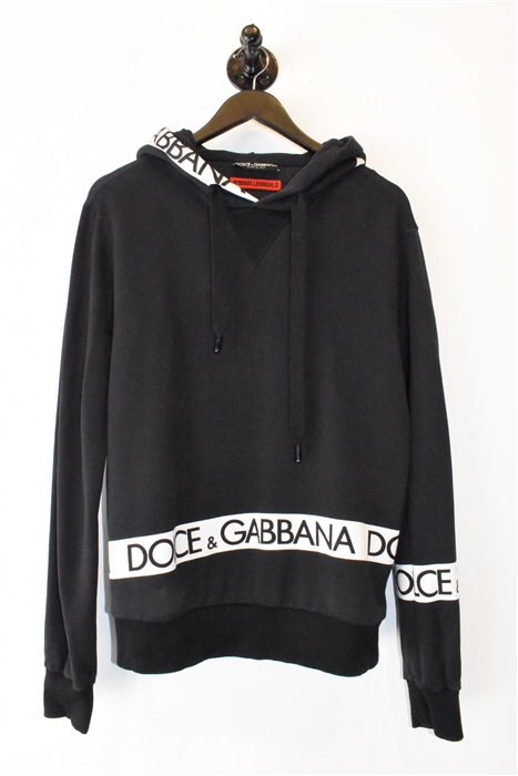 Black & White Dolce & Gabbana Hoodie, size L