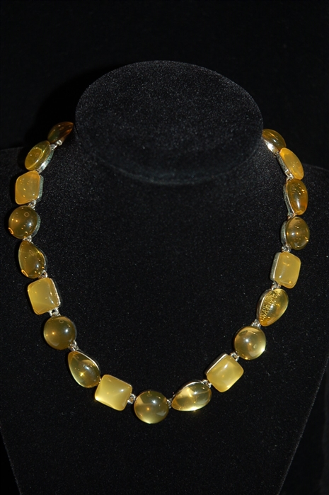 Citrine Nina Ricci Necklace, size O/S