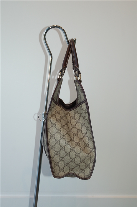 Monogram Gucci Hobo, size L