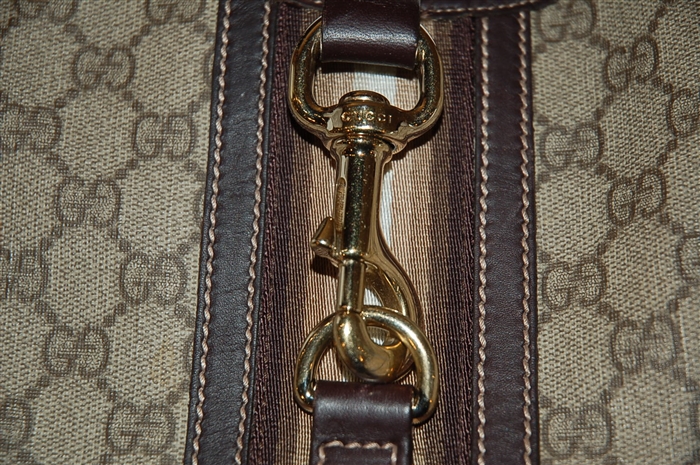 Monogram Gucci Hobo, size L