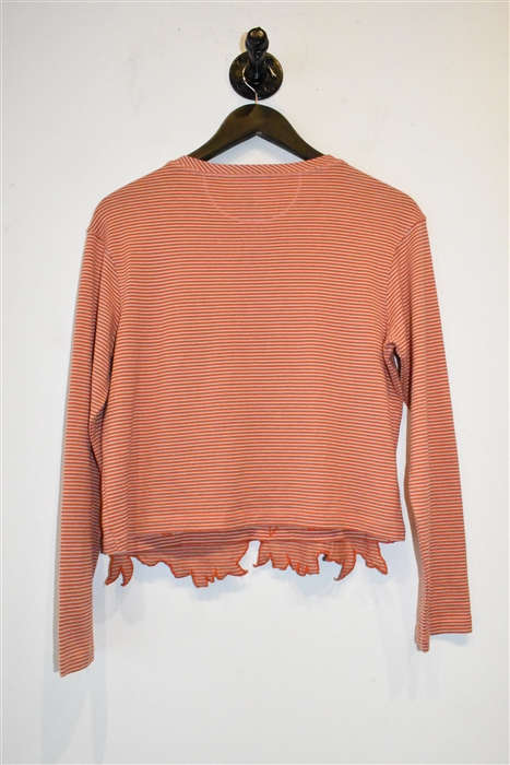 Orange Stripe Marc Cain Pullover, size M