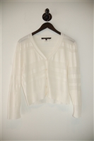 Bright White Lida Baday Cardigan, size M