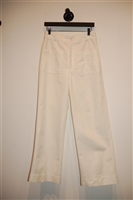 Soft White Horses Atelier High-Waist Trousers, size M