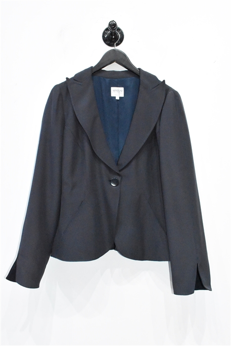 Navy Armani Collezioni Blazer, size 10