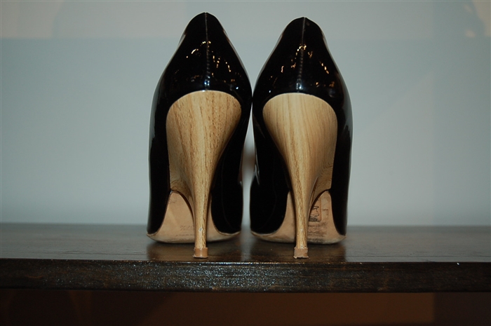 Black Patent Giuseppe Zanotti Pumps, size 7.5