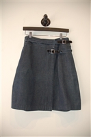 Dark Denim Chanel Denim Skirt, size 6