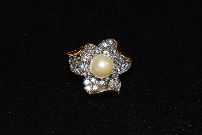 Gold Nina Ricci - Vintage Brooch, size O/S