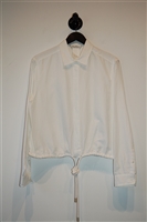 Bright White Max Mara Button Blouse, size 12