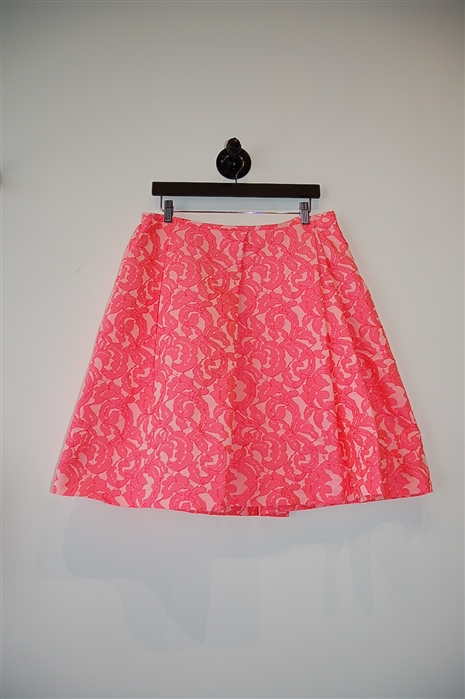 Hot Pink Pink Tartan Pleated Skirt, size 12