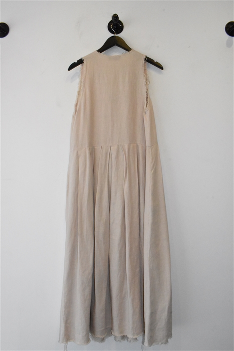 Raw Linen Rachel Comey A-Line Dress, size 4