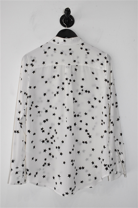 Print Equipment Silk Shirt, size S