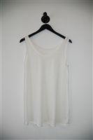 Summer White Eileen Fisher Tank Top, size M