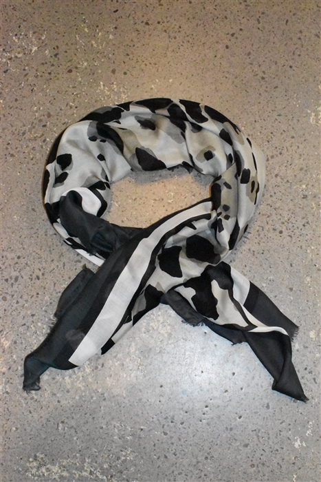 Animal Print Burberry Scarf, size O/S