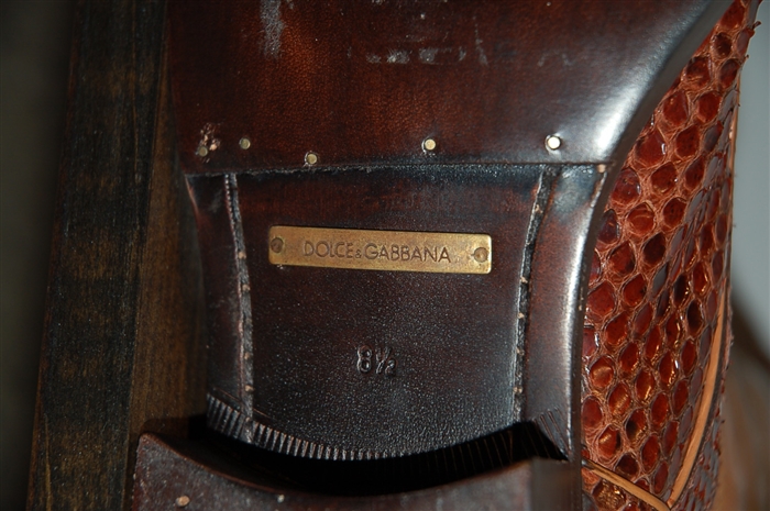 Tan Dolce & Gabbana Cowboy Boots, size 8.5