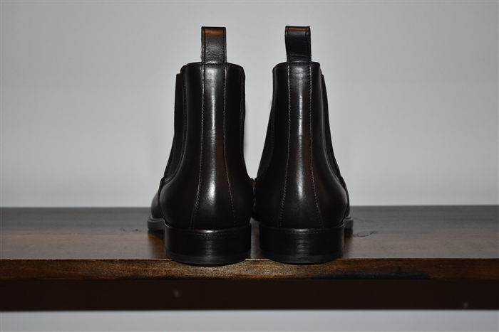 Black Leather Lanvin Chelsea Boots, size 11