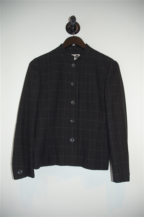 Black Akris - Punto Skirt Suit, size 6