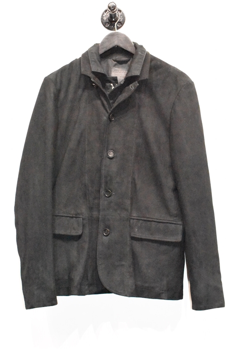 Black Suede All Saints Leather Jacket, size S