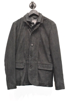 Black Suede All Saints Leather Jacket, size S