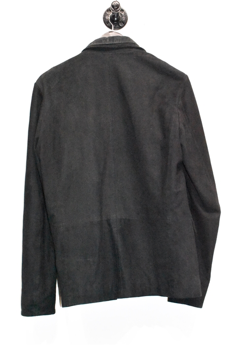 Black Suede All Saints Leather Jacket, size S