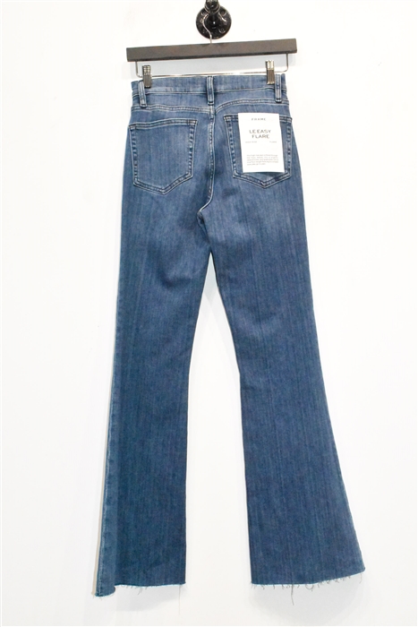 Faded Denim Frame Flare-Leg Jeans, size 26