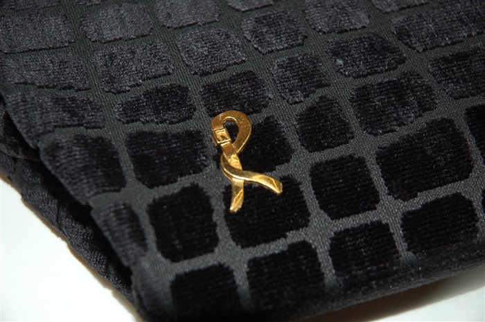 Black Velvet Roberta Di Camerino - Vintage Clutch, size S