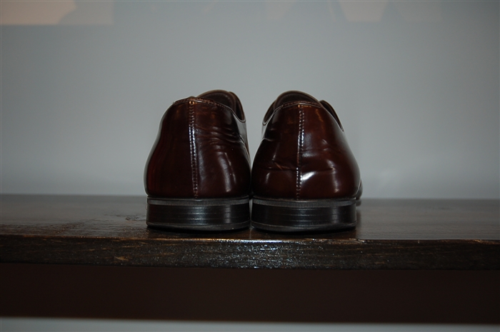 Dark Cherry Prada Oxford, size 10