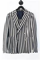 Beige Stripe Tagliatore Sport Coat, size 36