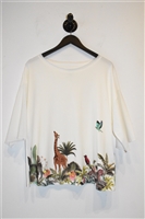 Soft White Marc Cain T-Shirt, size L