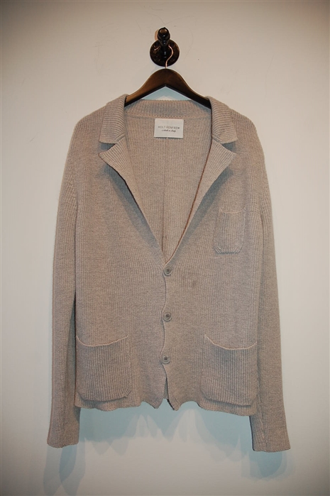 Silver Holt Renfrew Cardigan, size M