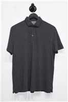 Dark Ash Brunello Cucinelli Polo, size S