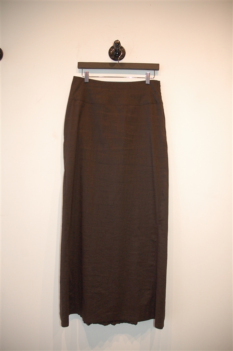 Espresso Sarah Pacini Maxi Skirt, size S