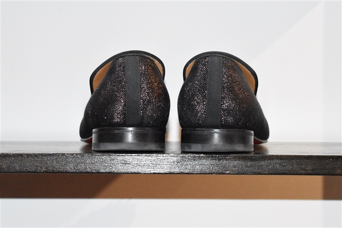Sparkly Black Christian Louboutin Loafer, size 12