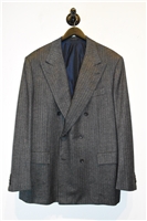 Herringbone Kiton Two-Piece Suit, size 46