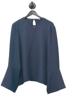 Navy Lafayette 148 Top, size L