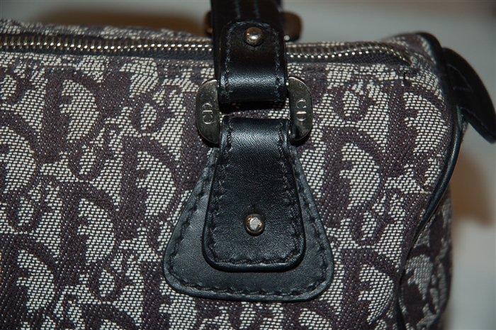 Black & Off-White Dior Satchel, size M