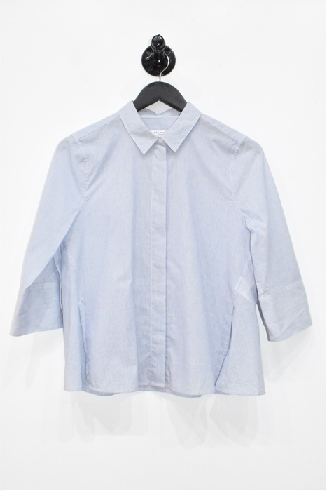 Blue Stripe Equipment Button Shirt, size S