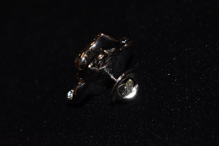 Rhodium Nina Ricci - Vintage Brooch, size O/S