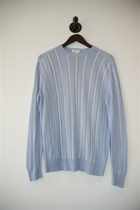 Blue Stripe Brioni Pullover, size M