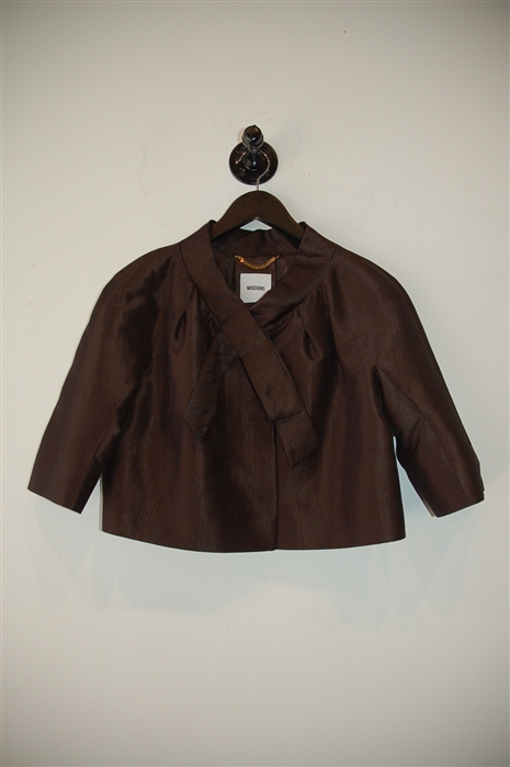 Espresso Moschino Cropped Jacket, size M