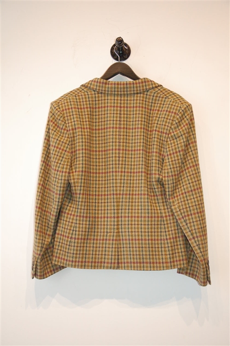 Beige Check Jil Sander Jacket, size M
