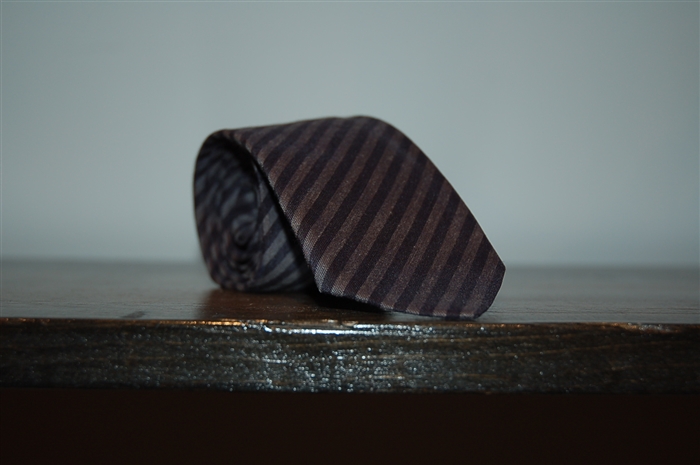 Black Stripe Costume National Tie, size O/S